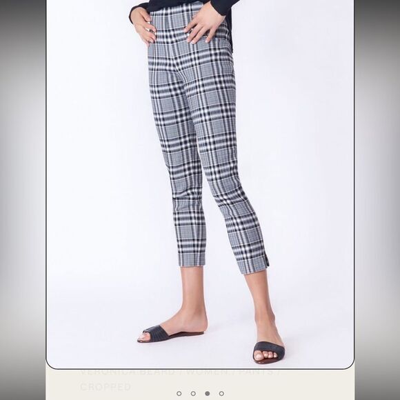 Veronica Beard‎ Honolulu Plaid Skinny Pant Size 8 - Picture 11 of 11